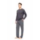 W-M797 - Type - PYJAMA STONE GREY STRIPES- (W-M797)