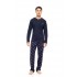 W-M801 - Yacht Blue - PYJAMA NAVY BLUE CARS- (W-M801)