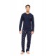 W-M801 - Yacht Blue - PYJAMA NAVY BLUE CARS- (W-M801)