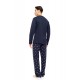 W-M801 - Yacht Blue - PYJAMA NAVY BLUE CARS- (W-M801)