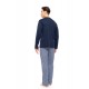 W-M804 - Yacht Blue - PYJAMA OCEAN BLUE GEO- (W-M804)