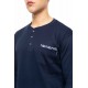 W-M804 - Yacht Blue - PYJAMA OCEAN BLUE GEO- (W-M804)