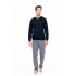 W-M805 - Yacht Blue - PYJAMA OCEAN BLUE GEO- (W-M805)