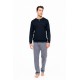 W-M805 - Yacht Blue - PYJAMA OCEAN BLUE GEO- (W-M805)