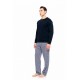 W-M805 - Yacht Blue - PYJAMA OCEAN BLUE GEO- (W-M805)