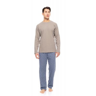 W-M806 - Type - PYJAMA OCEAN BLUE GEO- (W-M806)