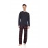W-M821 - Grey Charcoal - Pyjama Oxford Grey Plaid- (W-M821)