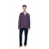W-M828 - Type - Pyjama Buttoned Geo Bordo- (W-M828)