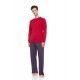 W-M829 - Bordo - Pyjama Geo Bordo- (W-M829) W-M829 - Bordo - Pyjama Geo Bordo- (W-M829)