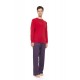 W-M829 - Bordo - Pyjama Geo Bordo- (W-M829) W-M829 - Bordo - Pyjama Geo Bordo- (W-M829)