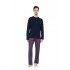 W-M830 - Yacht Blue - Pyjama Geo Bordo- (W-M830)