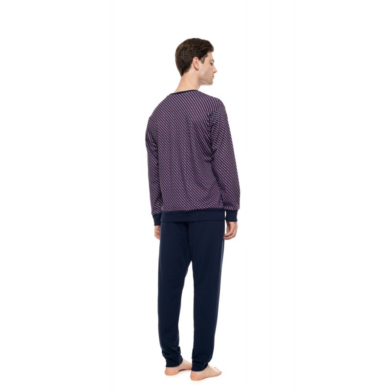 W-M831 - Type - Pyjama Geo Bordo- (W-M831)
