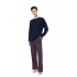 W-M834 - Yacht Blue - Pyjama Classic Stripe- (W-M834)
