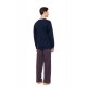 W-M834 - Yacht Blue - Pyjama Classic Stripe- (W-M834) W-M834 - Yacht Blue - Pyjama Classic Stripe- (W-M834)