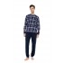 W-M845 - Type - Pyjama Midnight Blue Plaid- (W-M845)