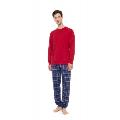 W-M847 - Yacht Blue - Pyjama Cobalt Blue- (W-M847)
