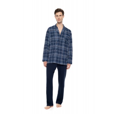 W-M851 - Type - Pyjama Buttoned Jacquard Denim- (W-M851)