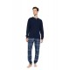 W-M852 - Yacht Blue - Pyjama Jacquard Denim- (W-M852) W-M852 - Yacht Blue - Pyjama Jacquard Denim- (W-M852)