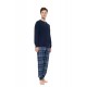 W-M852 - Yacht Blue - Pyjama Jacquard Denim- (W-M852) W-M852 - Yacht Blue - Pyjama Jacquard Denim- (W-M852)