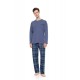 W-M853 - Cosmos Blue - Pyjama Jacquard Denim- (W-M853) W-M853 - Cosmos Blue - Pyjama Jacquard Denim- (W-M853)