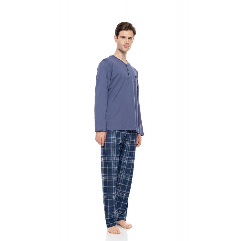W-M853 - Cosmos Blue - Pyjama Jacquard Denim- (W-M853) W-M853 - Cosmos Blue - Pyjama Jacquard Denim- (W-M853)