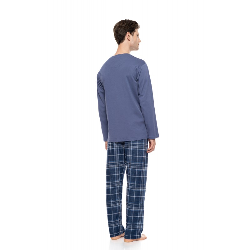 W-M853 - Cosmos Blue - Pyjama Jacquard Denim- (W-M853) W-M853 - Cosmos Blue - Pyjama Jacquard Denim- (W-M853)