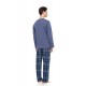 W-M853 - Cosmos Blue - Pyjama Jacquard Denim- (W-M853) W-M853 - Cosmos Blue - Pyjama Jacquard Denim- (W-M853)