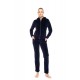 W1000 - Bordo - Velvet Tracsuit Set Pink Label Logo- (W1000)
