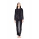 W1000 - Bordo - Velvet Tracsuit Set Pink Label Logo- (W1000)