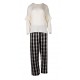 W1049 - Type - PYJAMA BLACK PLAID- (W1049)