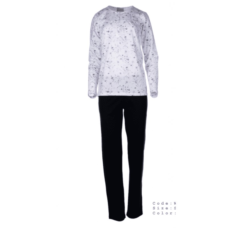 W1051 - Type - PIJAMA CLASSIS FLOWER- (W1051)