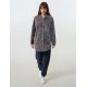 W1058 - Grey Charcoal - ROBE FLEECE WAFFLE- (W1058) W1058 - Grey Charcoal - ROBE FLEECE WAFFLE- (W1058)