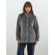 W1058 - Grey Charcoal - ROBE FLEECE WAFFLE- (W1058) W1058 - Grey Charcoal - ROBE FLEECE WAFFLE- (W1058)
