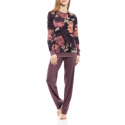 W1111 - Type - PYJAMA PURPLE FLOWERS- (W1111)