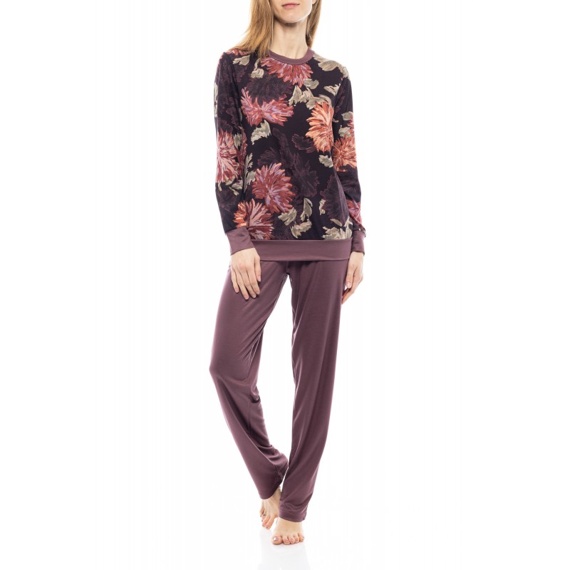 W1111 - Type - PYJAMA PURPLE FLOWERS- (W1111)