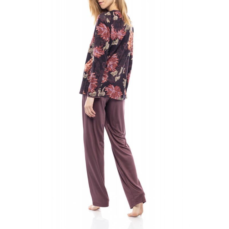 W1117 - Type - PYJAMA PURPLE FLOWERS- (W1117) W1117 - Type - PYJAMA PURPLE FLOWERS- (W1117)