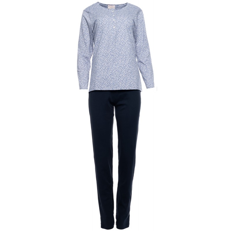 W1120_1 - Type - PYJAMA LITTLE BLUE FLOWER- (W1120_1) W1120_1 - Type - PYJAMA LITTLE BLUE FLOWER- (W1120_1)