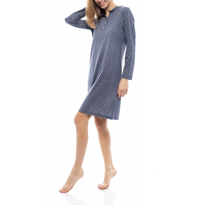 W1121 - Type - NIGHTGOWN BLUE JEAN- (W1121) W1121 - Type - NIGHTGOWN BLUE JEAN- (W1121)