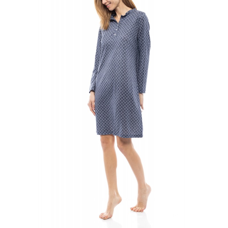 W1121 - Type - NIGHTGOWN BLUE JEAN- (W1121) W1121 - Type - NIGHTGOWN BLUE JEAN- (W1121)