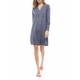 W1123 - Type - NIGHTGOWN BLUE JEAN- (W1123) W1123 - Type - NIGHTGOWN BLUE JEAN- (W1123)