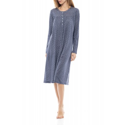 W1124 - Type - NIGHTGOWN CLASSIC BLUE JEAN- (W1124)