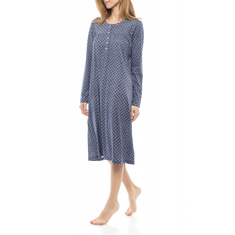 W1124 - Type - NIGHTGOWN CLASSIC BLUE JEAN- (W1124) W1124 - Type - NIGHTGOWN CLASSIC BLUE JEAN- (W1124)
