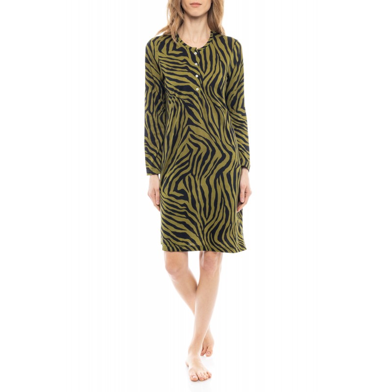 W1132 - Type - NIGTHGOWN ZEBRA- (W1132) W1132 - Type - NIGTHGOWN ZEBRA- (W1132)