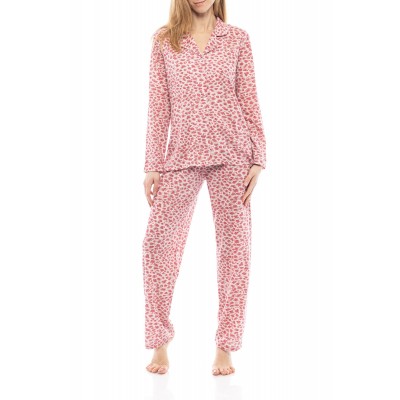 W1159 - Type - PYJAMA BUTTONED PINK LEO- (W1159) W1159 - Type - PYJAMA BUTTONED PINK LEO- (W1159)