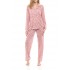 W1159 - Type - PYJAMA BUTTONED PINK LEO- (W1159)