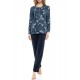 W1165 - Type - PYJAMA BLUE LEAF- (W1165)