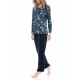W1165 - Type - PYJAMA BLUE LEAF- (W1165)
