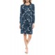 W1166 - Type - NIGHTGOWN BLUE LEAF- (W1166)