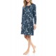 W1166 - Type - NIGHTGOWN BLUE LEAF- (W1166)