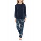 W1168 - Type - PYJAMA BLUE LEAF- (W1168) W1168 - Type - PYJAMA BLUE LEAF- (W1168)